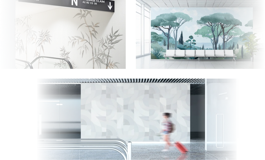 Variety Design of Airport with Honpo Wallpaper